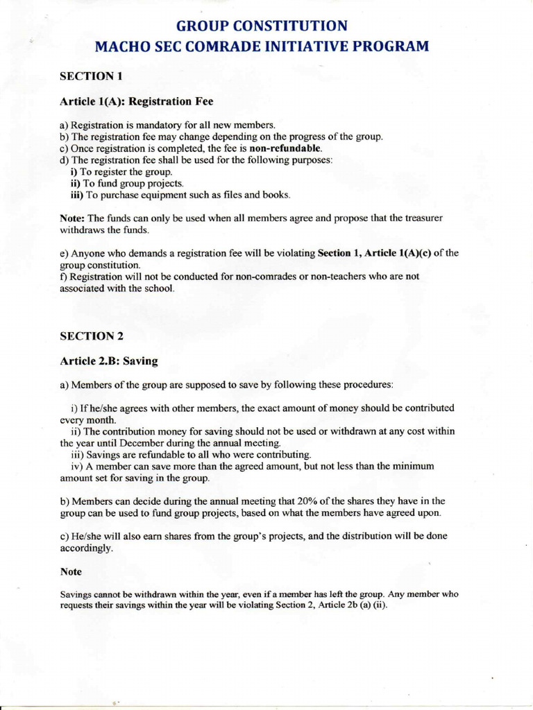 Constitution | PDF