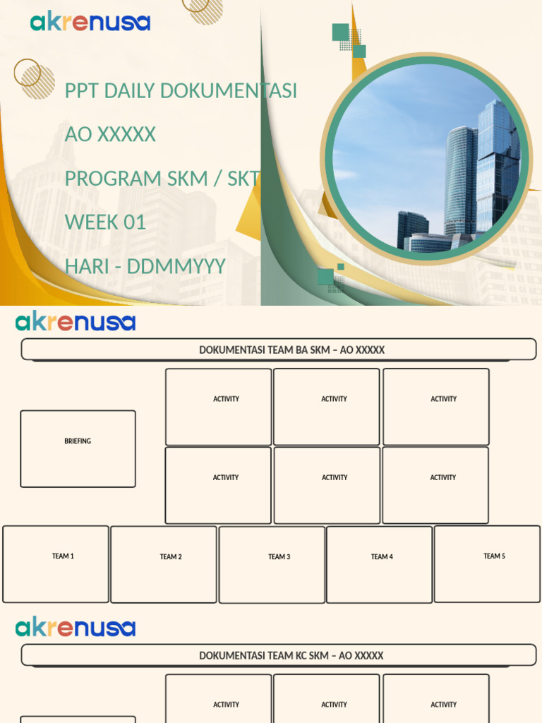Dokumentasi Harian Tim SKM/SKT | PDF