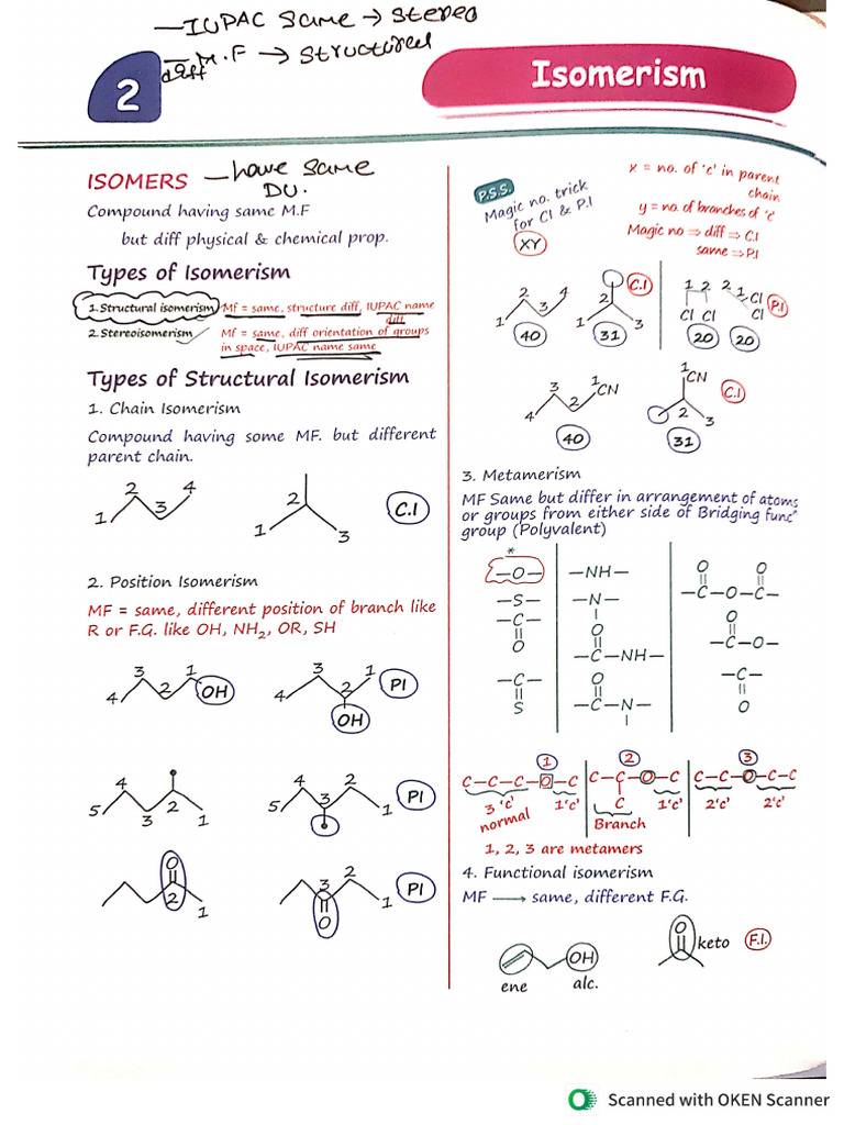 Isomerism | PDF