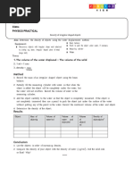 Density Measurement of Irregular Objects | PDF