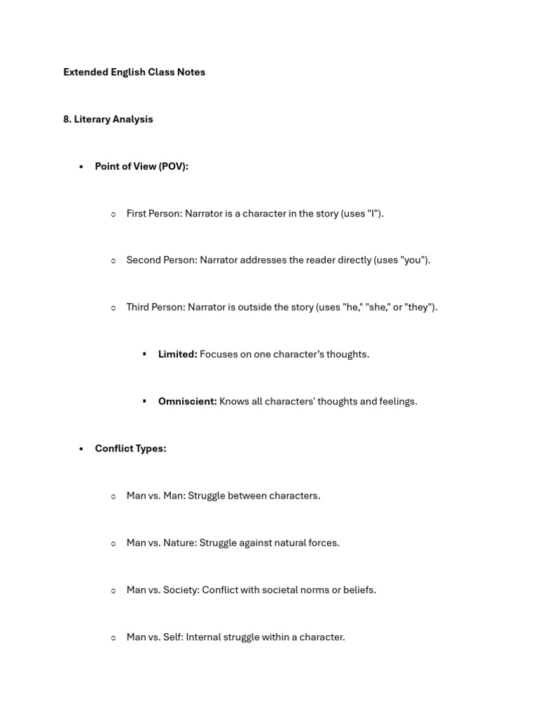 English Literary Analysis and Writing Techniques | PDF | Poetry | Narration