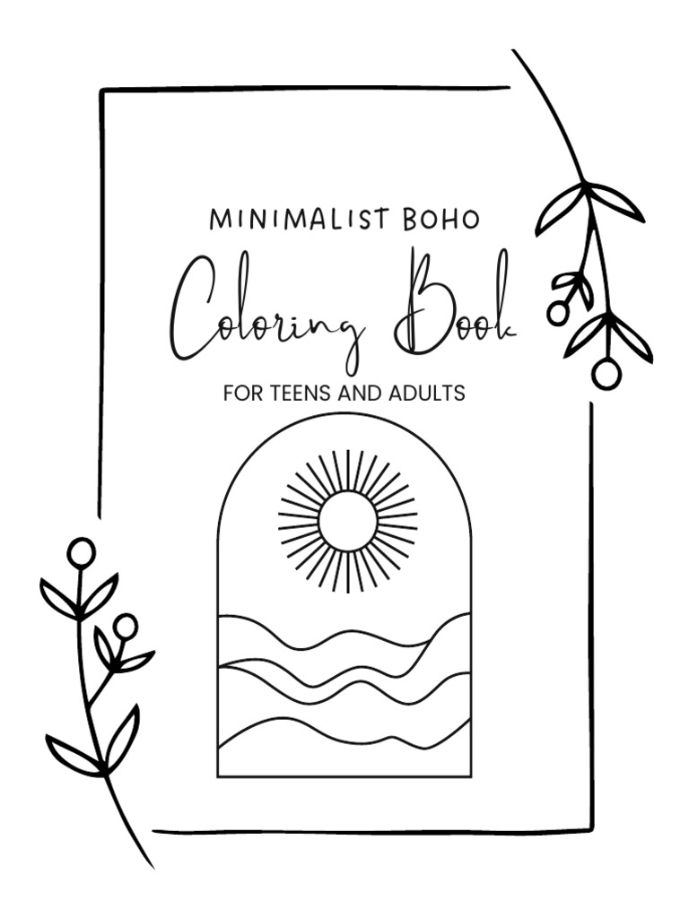 Minimalist Boho | PDF