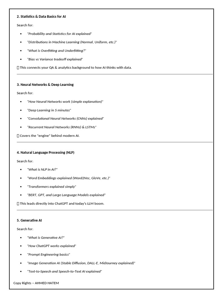 AI Fundamentals: Key Concepts Explained | PDF | Artificial Intelligence ...