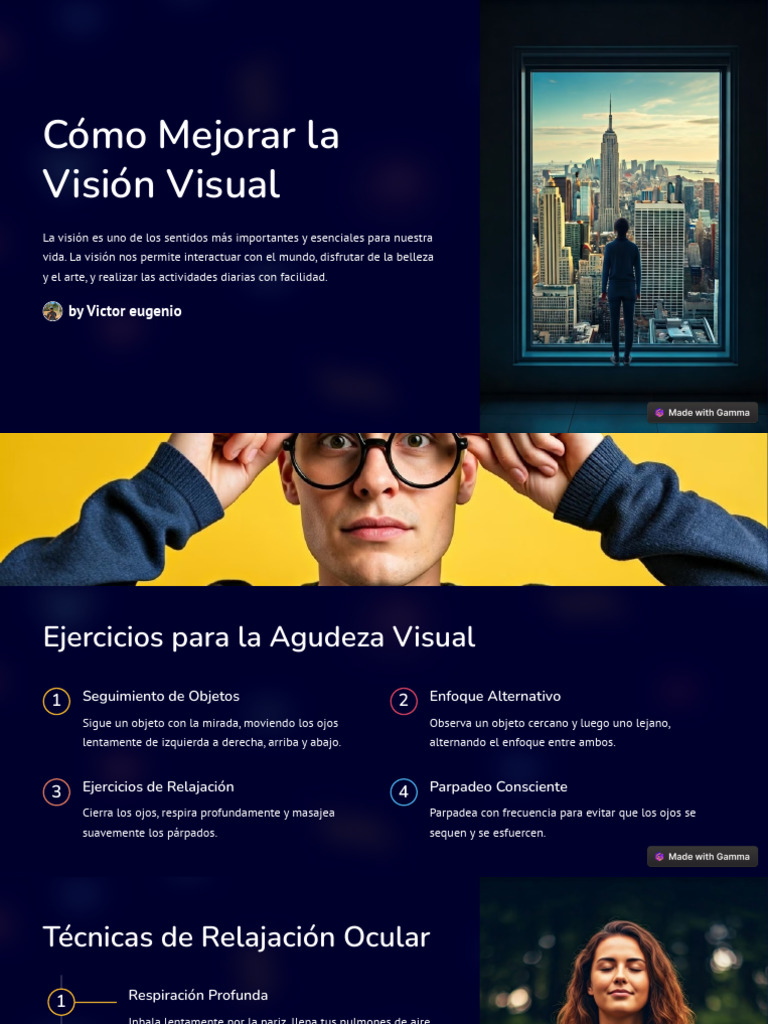 Mejora Tu Visión: Ejercicios y Consejos | PDF | Ojo humano | Ojo