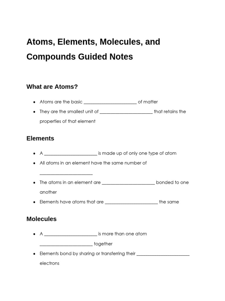 Grade Level 8 - Guided Notes | PDF