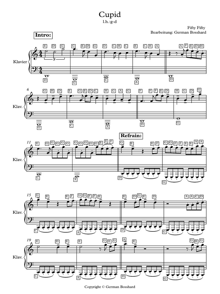 Arrangement Piano 