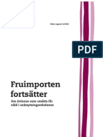 Fruimporten Fortsatter Sweden On Human Trafficking Foreign Women For Domestic and Sexual Abuse
