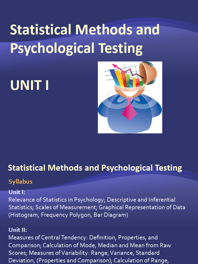 Statistical Methods in Psychology Testing | PDF | Statistics | Level Of ...