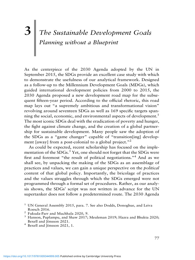 Making of the Sustainable Development Goals | PDF | Sustainable ...