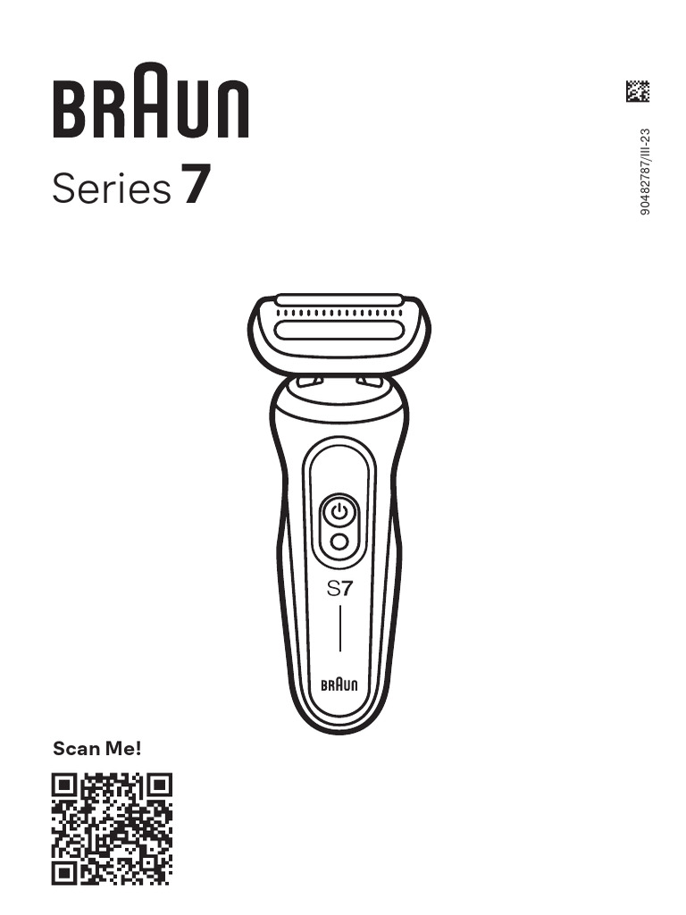 Braun Series 7 Shaver User Manual | PDF | Shaving | Electricity
