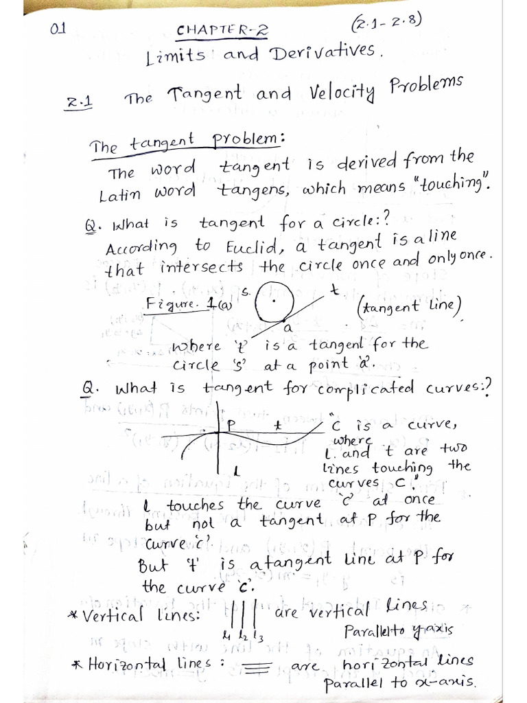Calculus Chapter-2 Notes | PDF