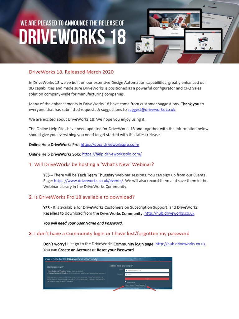DriveWorks18-FAQs | PDF | Password | System Software