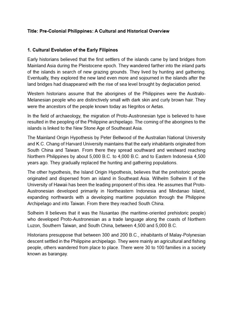 Pre-Colonial Philippines: Culture & History | PDF | Ramadan