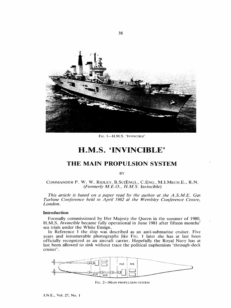 Image result for H.M.S. Invincible Propulsion System Overview | PDF | Clutch | Marine ...