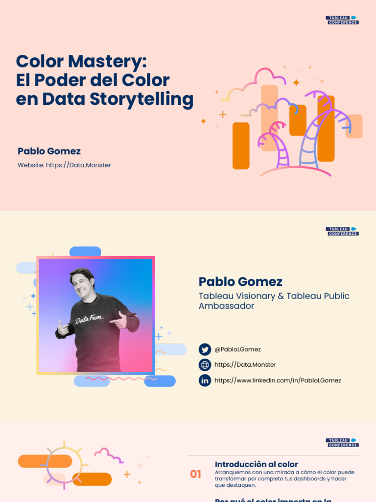 Maestría del Color en Data Storytelling | PDF | Color | Procesamiento ...