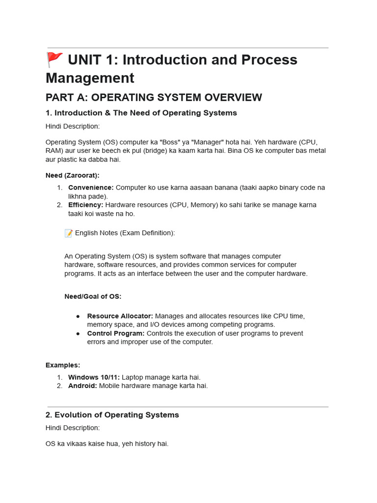 Overview of Operating Systems and Management | PDF | Operating System ...