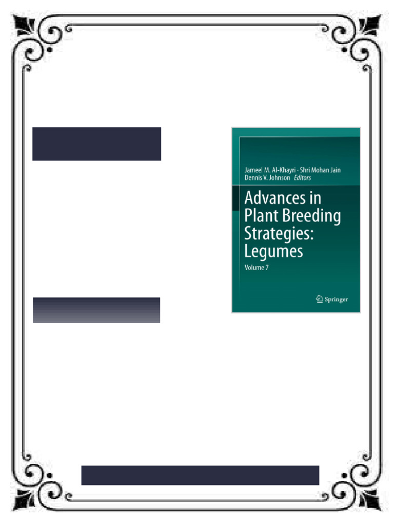 Advances in Plant Breeding Strategies Legumes Volume 7 Jameel M. Al ...