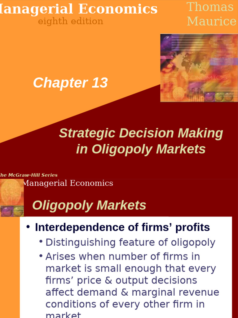 Chapter 13 | PDF | Oligopoly | Economic Equilibrium