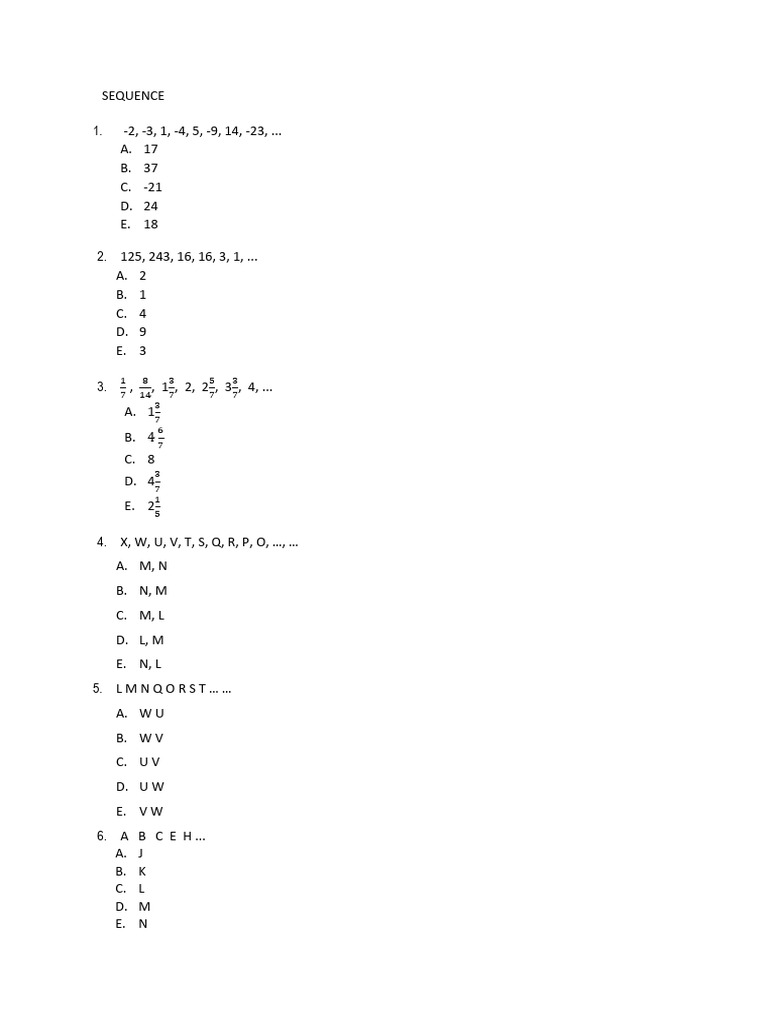 Math Sequence and Algebra Problems | PDF | Area | Circle
