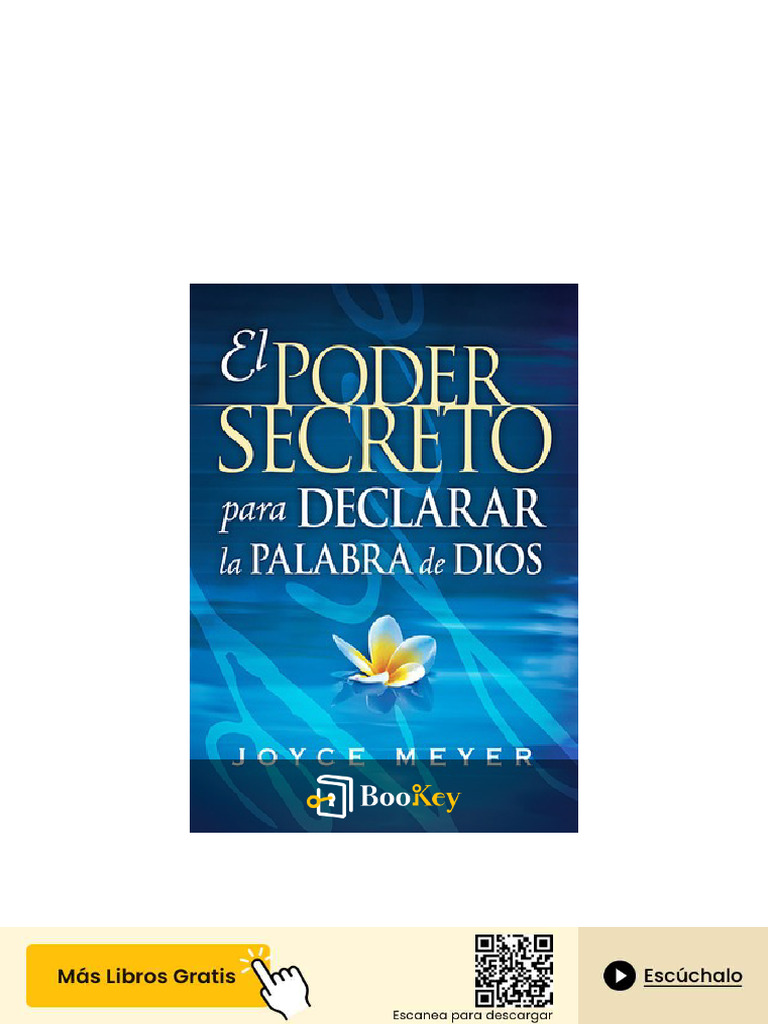 Poder de la Palabra de Dios en la Vida | PDF | La unción | Gracia divina
