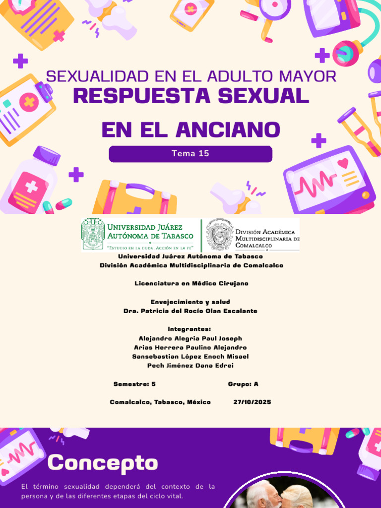 Sexualidad en el Adulto Mayor: Mitos y Realidades | PDF | Vejez ...