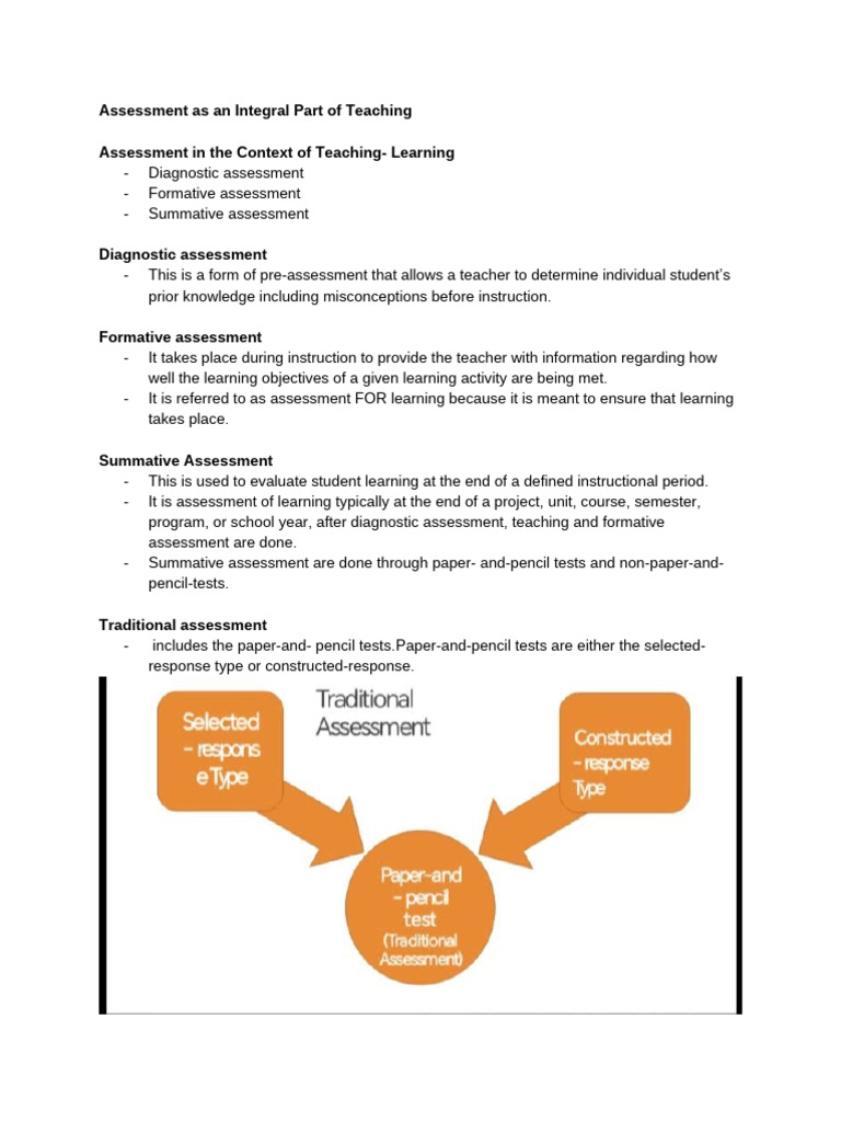 Understanding Teaching Assessments | PDF | Educational Assessment ...