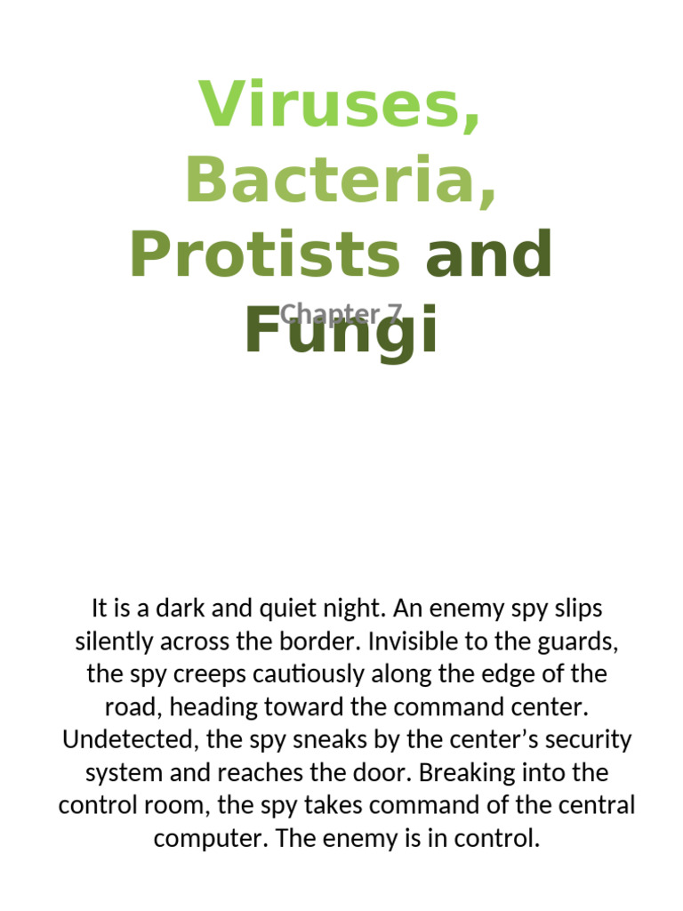 Unit_7_-_Viruses_Bacteria_Protists_and_Fungi | PDF | Fungus | Virus