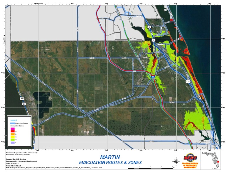 Martin County Evacuation Zones Map | PDF
