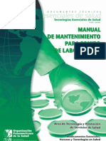 Manual de Mantenimiento Para Equipo de Laboratorio