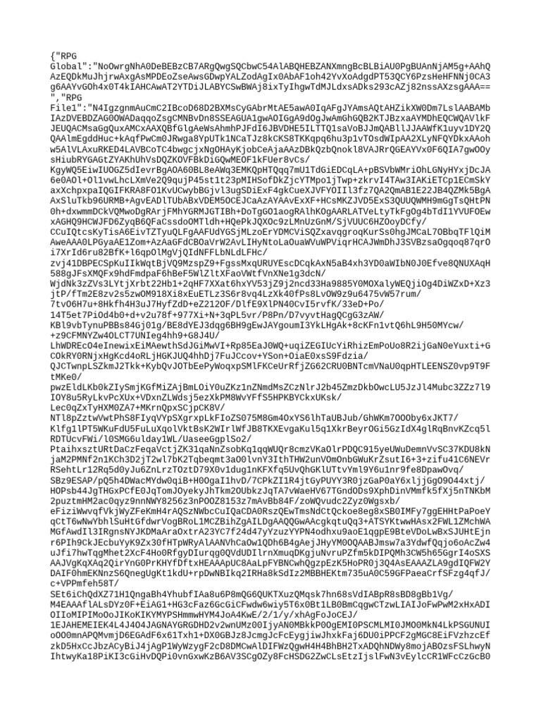 RPG File Data Overview | PDF