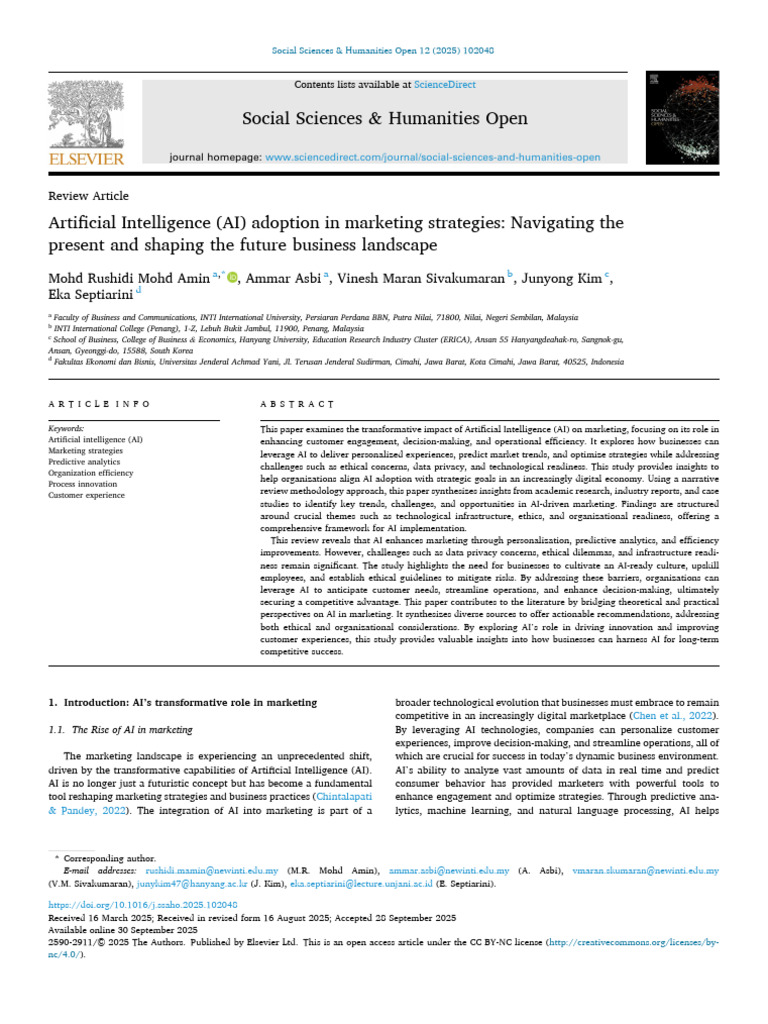 AI in Marketing: Strategies for Success | PDF | Artificial Intelligence ...