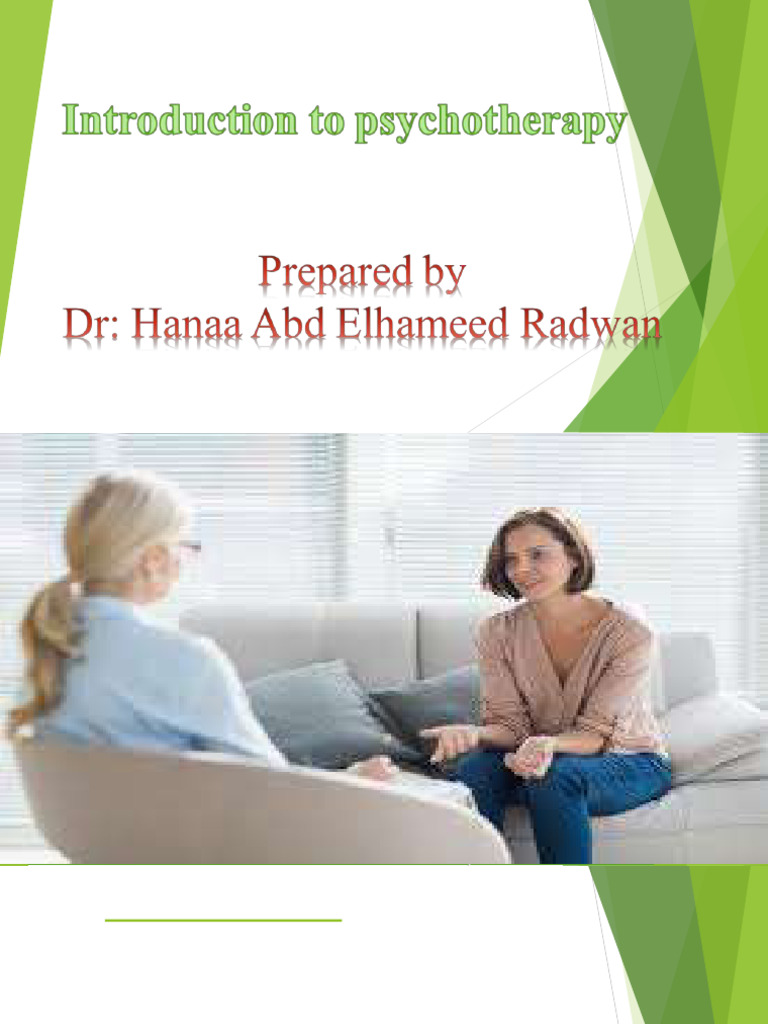 Overview of Psychotherapy Principles | PDF | Psychotherapy | Mental ...