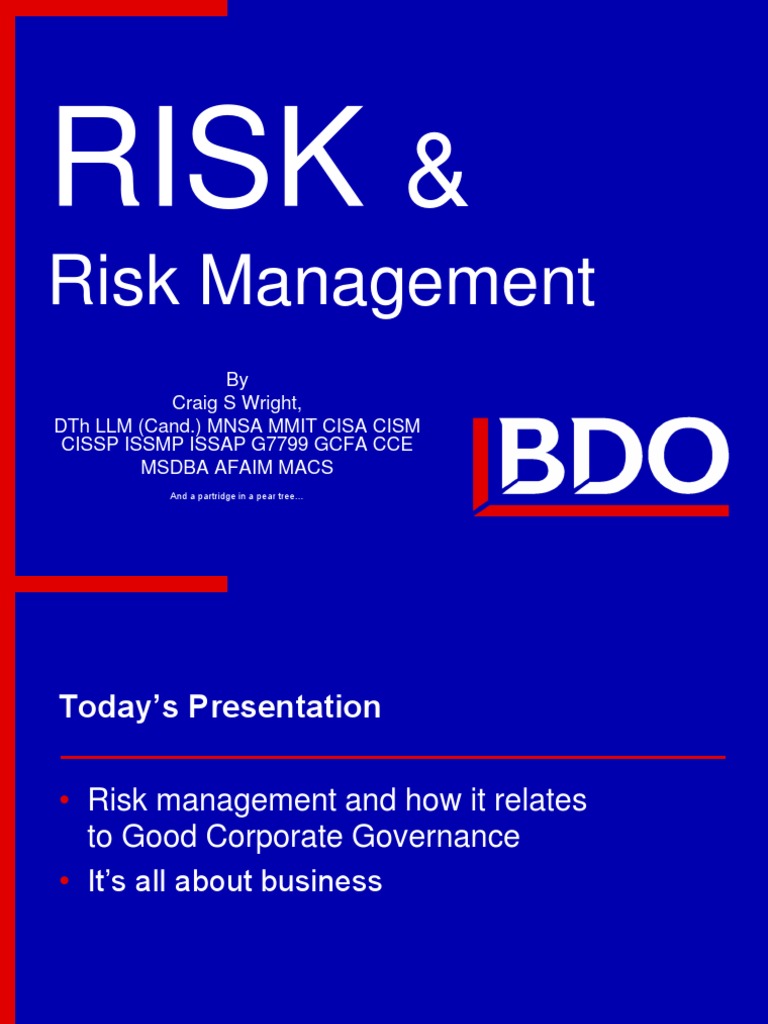 Risk | PDF | Risk Management | Threat (Computer)