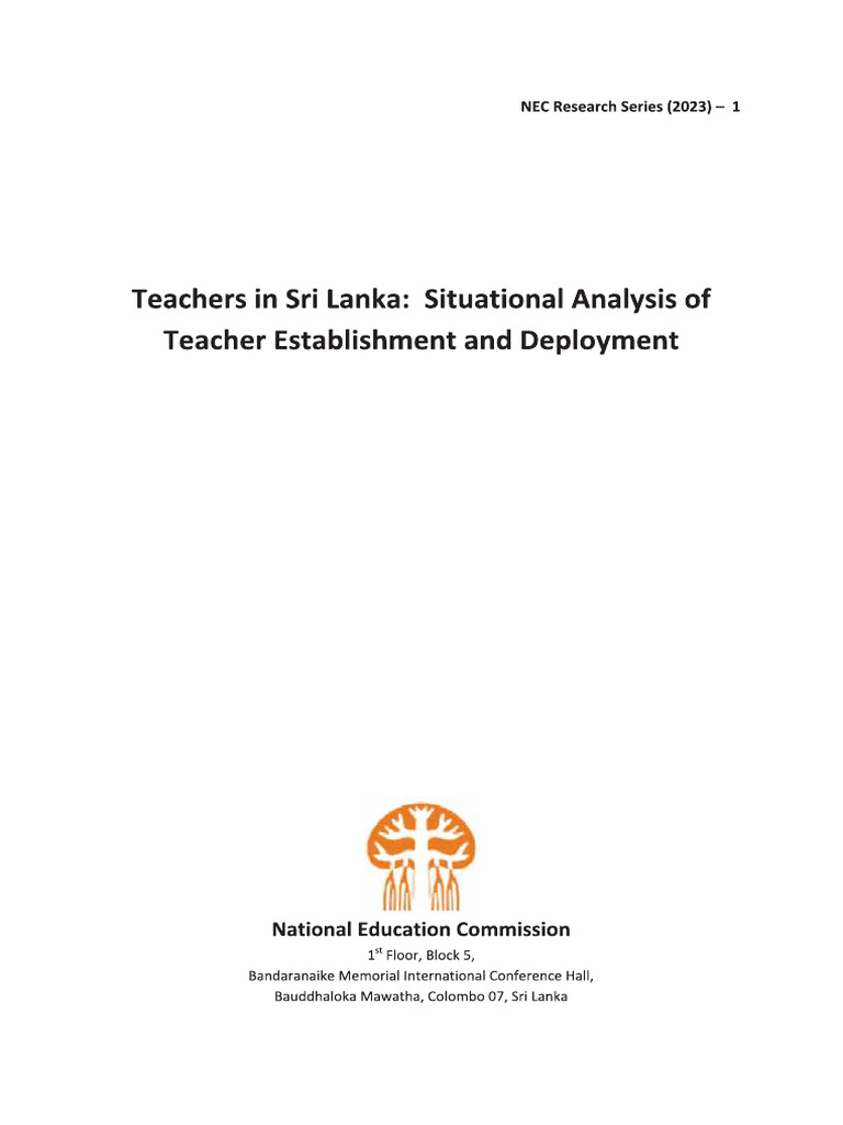 RP_GE_2023_01_Teachers-in-Sri-Lanka-Situational-Analysis-of-Teacher ...
