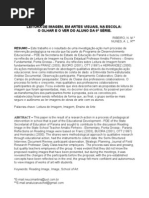 LEITURA DE IMAGENS, EM ARTES VISUAIS, NA ESCOLA - BY ALANA BRAUN