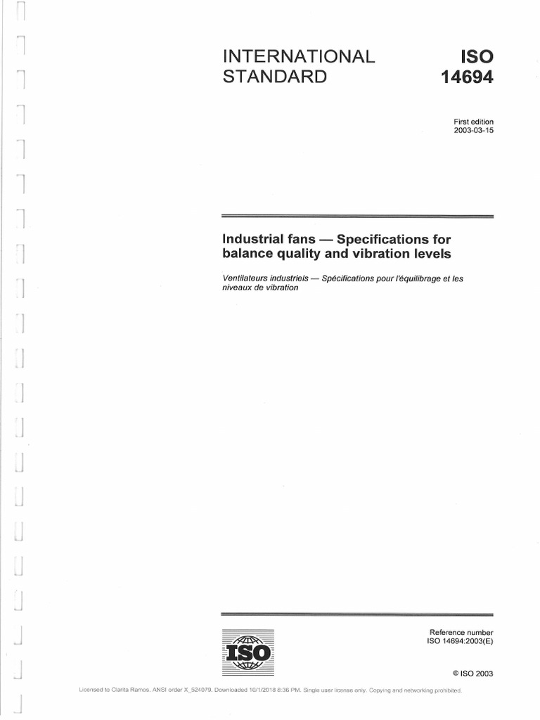 Iso 14694 | PDF