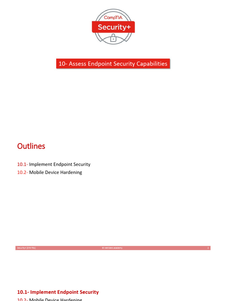 Endpoint Security and Hardening Guide | PDF | Computer Security | Security