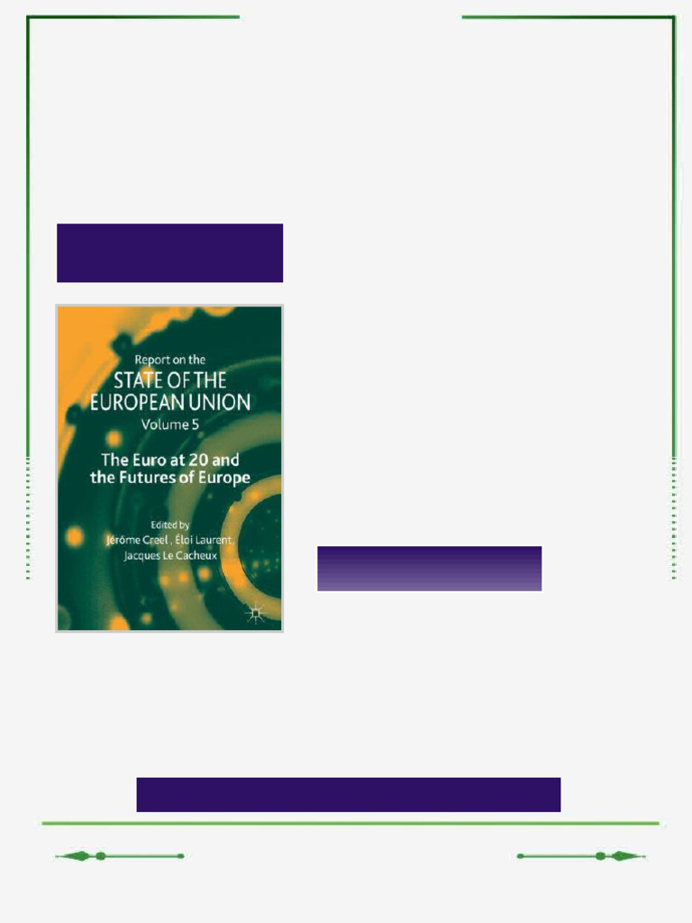 Report on the State of the European Union: Volume 5: The Euro at 20 and ...