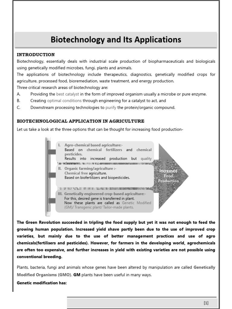 Biotech Part 2 | PDF | Sense (Molecular Biology) | Genetically Modified ...