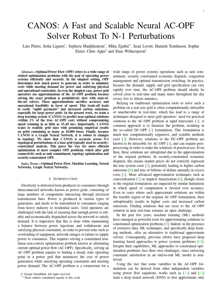 Fast Neural Solver for AC-OPF Optimization | PDF | Mathematical ...