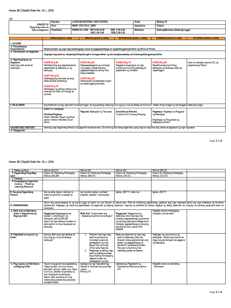 Aralin 3.3 | PDF