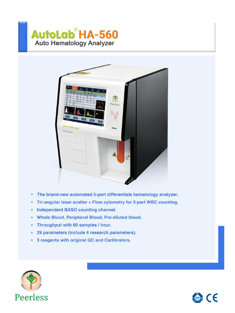 AutoLab HA-560_Single Page Brochure | PDF