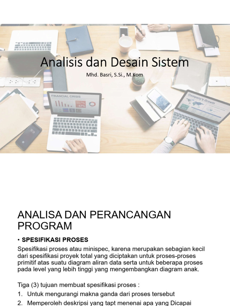 Analisis dan Desain Program Sistem | PDF