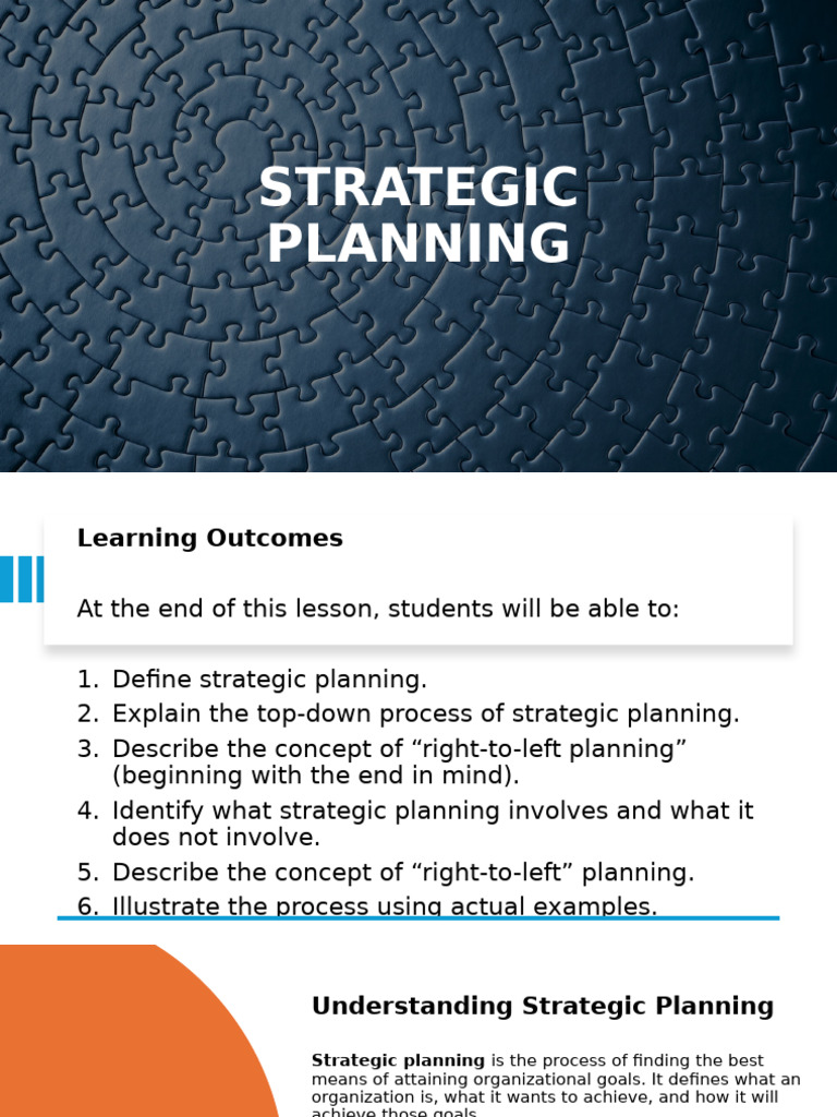 Understanding Strategic Planning Basics | PDF | Strategic Planning ...