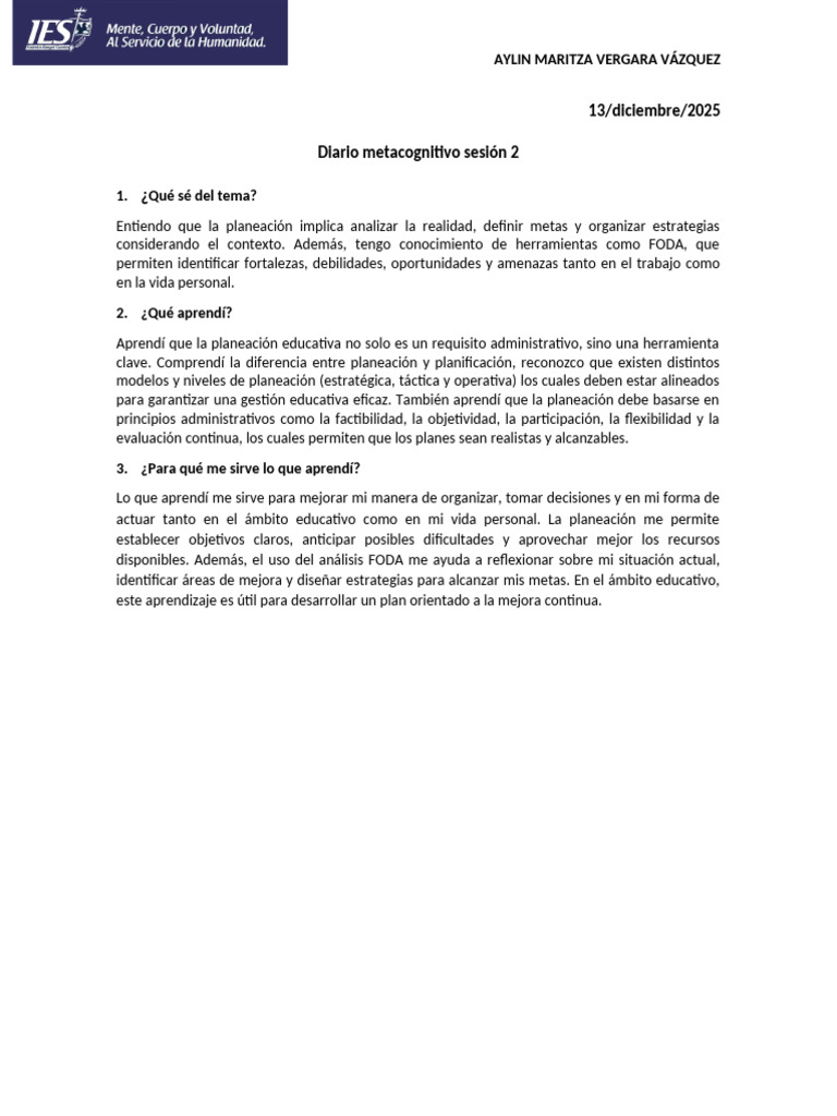 Sesión 2. Aylin Vergara | PDF
