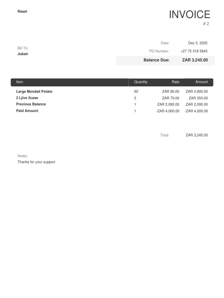 Invoice 2 | PDF