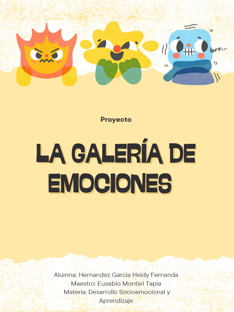 Galería de Emociones: Proyecto Educativo | PDF | Las emociones | Empatía