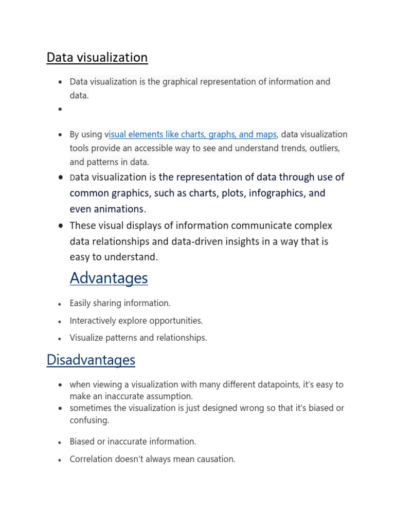 'Data Visualization MODULE 1 | PDF | Histogram | Scatter Plot