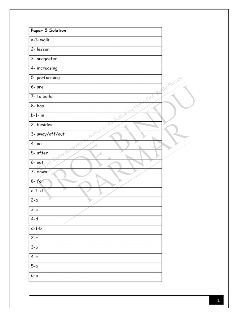 Paper 5 Solution-2 | PDF