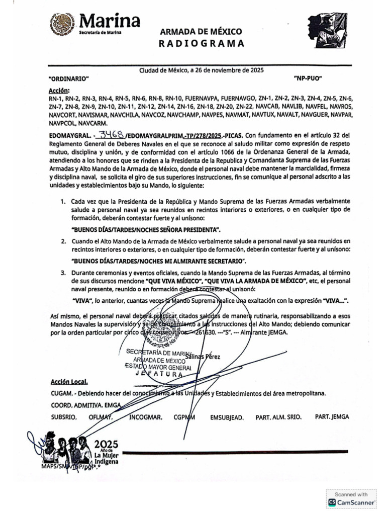 Saludos A La Presidenta | PDF